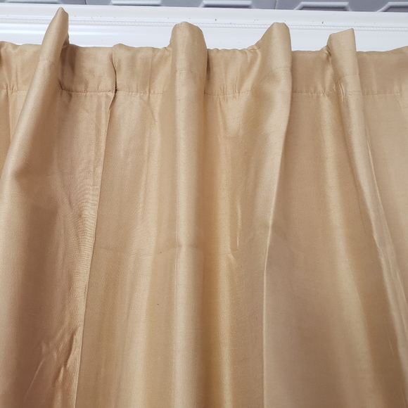 JC Penney Curtains 2 panels 80" x 106"  Gold  Lined Hidden Tab Weighted NEW - Picture 12 of 14